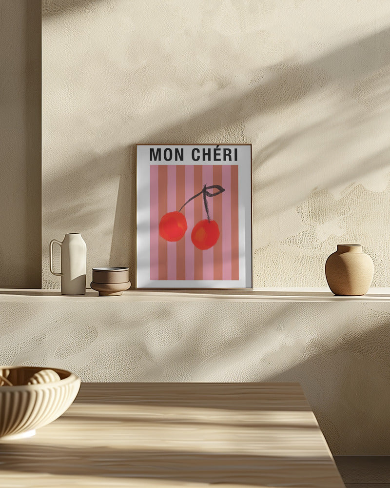 Stripedcherries Ratioiso Poster