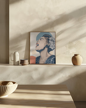 Billie Holiday Portrait Poster