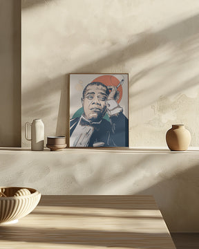 Louis Armstrong Portrait Poster