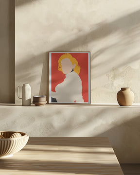 Marilyn Monroe Minimalist Pop Art Poster