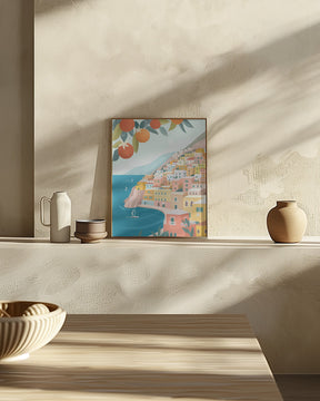 Positano Coast Italy Poster