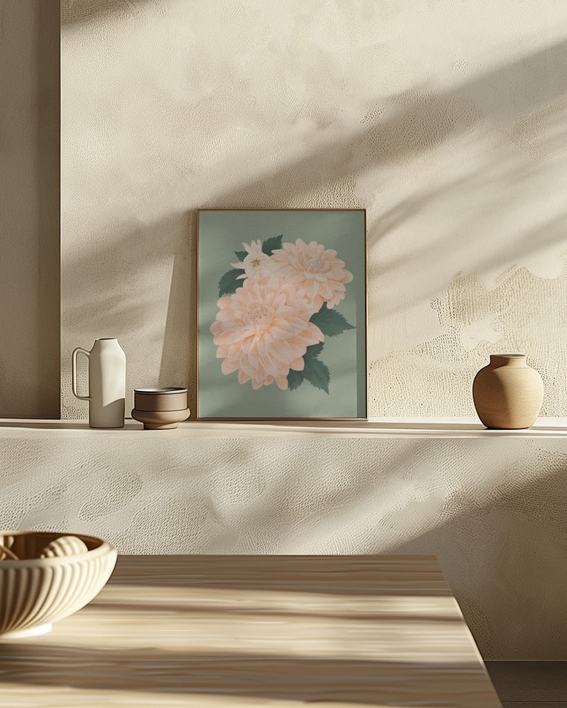 Aqua•real Canvas   Chiffon 2 Poster