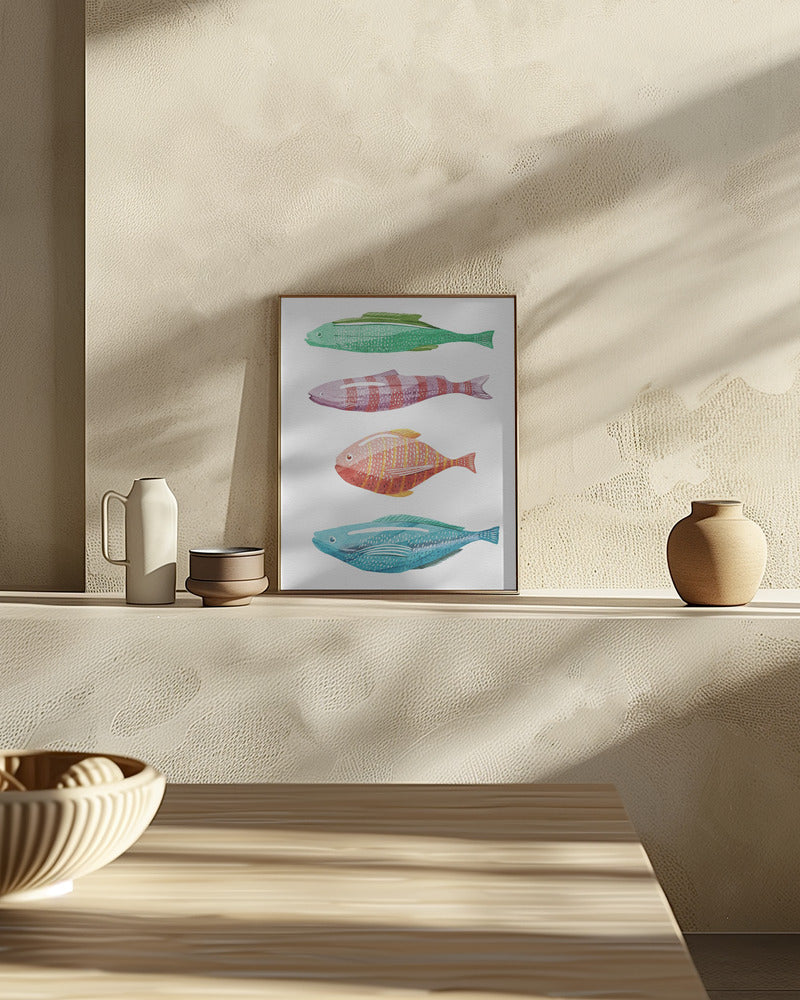 Colorful Fish Poster