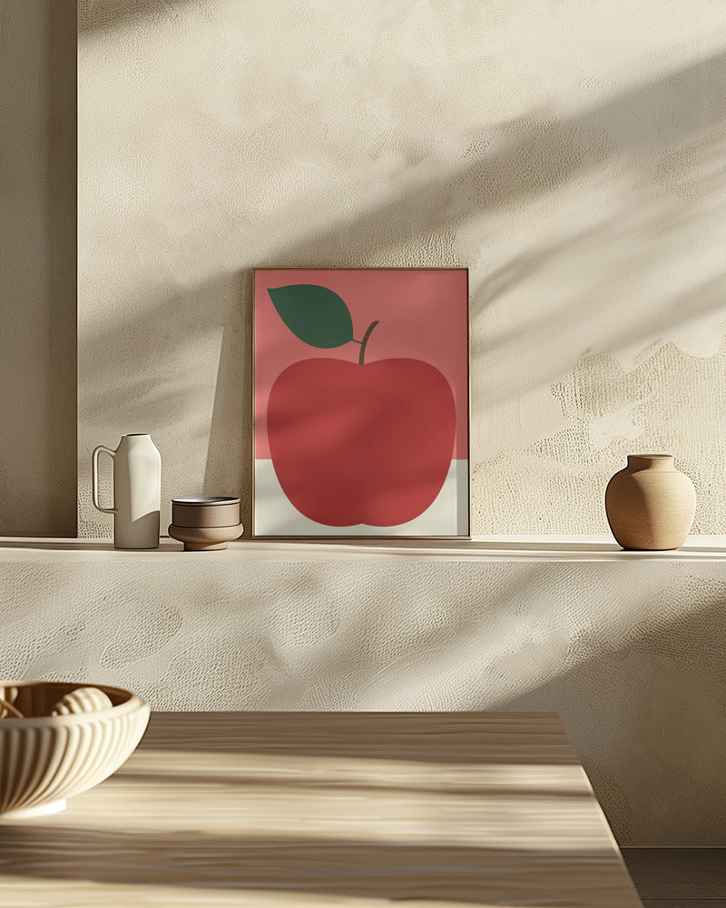 Red Apple Poster