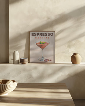 Espresso Martini Cocktail Bar Decor Poster