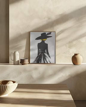 The Lady In the Black Hat Poster