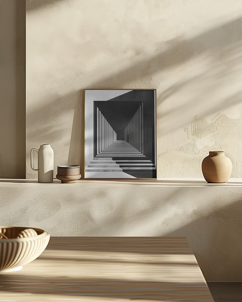 Abstract Hallway Poster