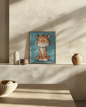 Happy Tiger Poster