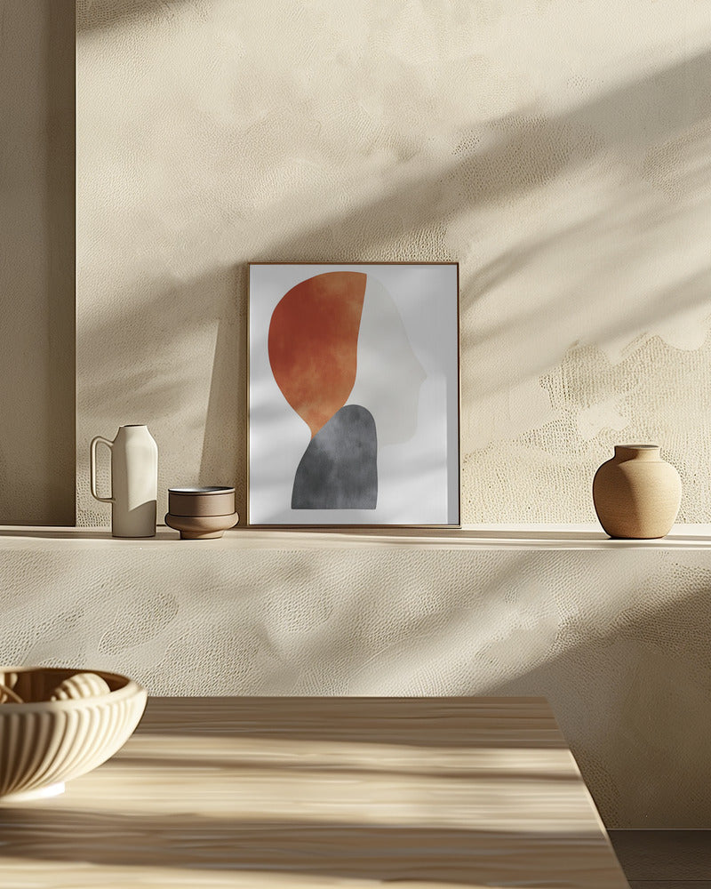 Abstract Minimalist Shapes No 2 Poster