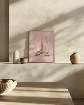 Christmas Candles Poster