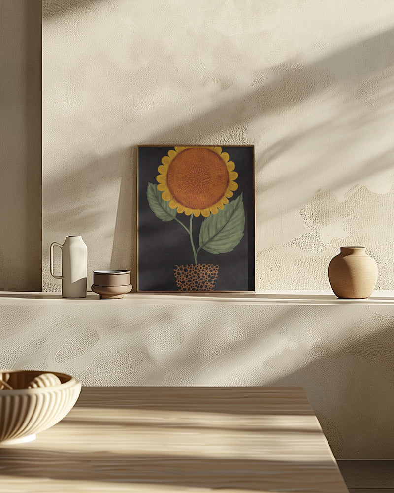 Sunflower Pot Poster