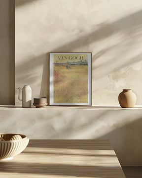 Wheat Field With View of Arles (1888) Poster