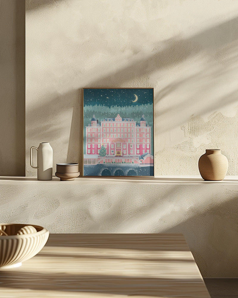 The Grand Budapest Hotel Holidays Poster