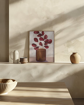 Autumn vase Poster