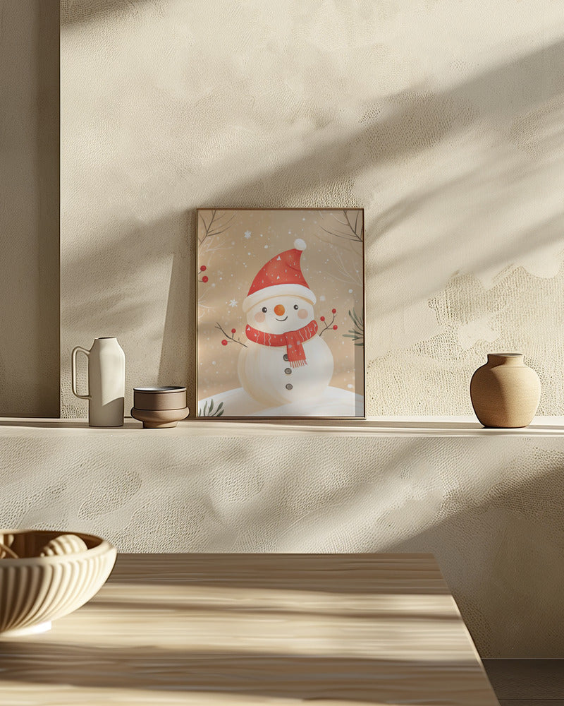 Christmas Snowman Poster