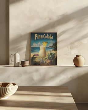 Pina Colada Vintage Poster