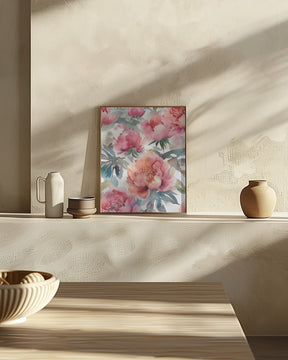 Blooming Peony  (7) Poster