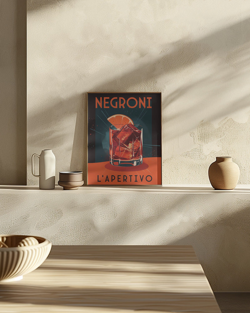 Negroni L&#039; Apertivo Poster