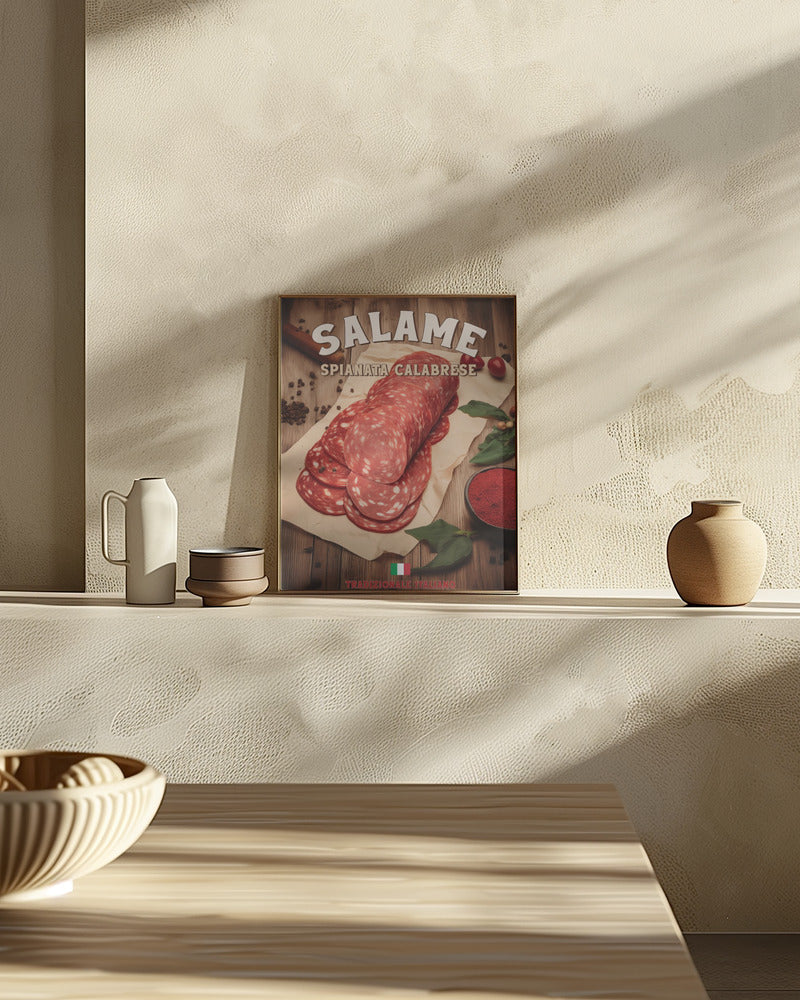 Salame Spianata Calabrese Poster