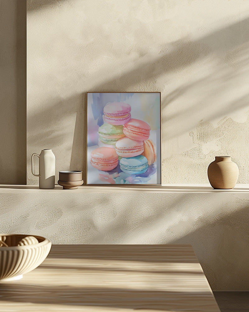 Colorful Macaron Poster