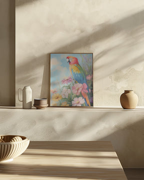 Colorful Parrot Poster