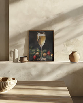 Christmas  Champagne Poster