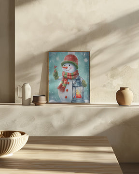 Cute Snowman No 2 Poster