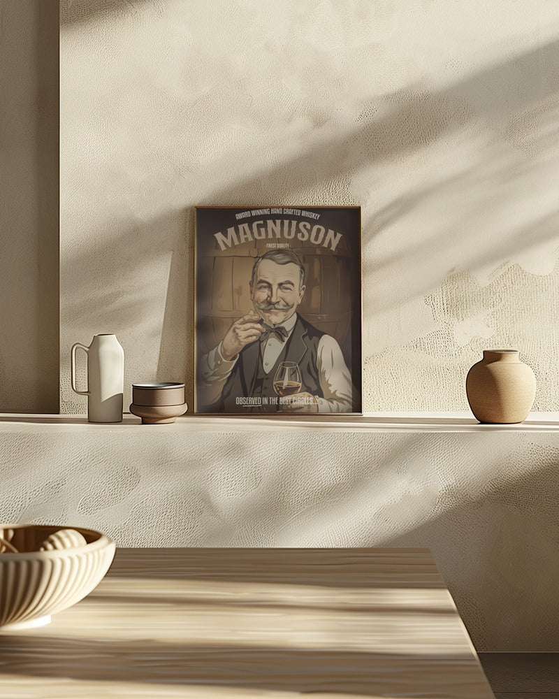 Magnuson Whiskey Poster