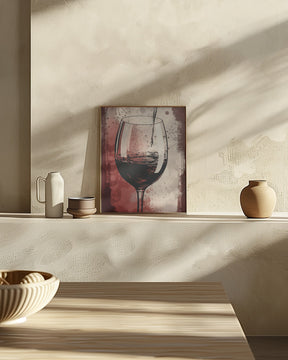 Red Red Wine No 5 Poster