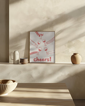 Cheers! Wine Celebration Poster