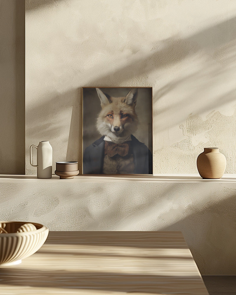 Fox Portrait Poster