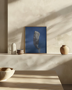 Candle sperm whale Poster