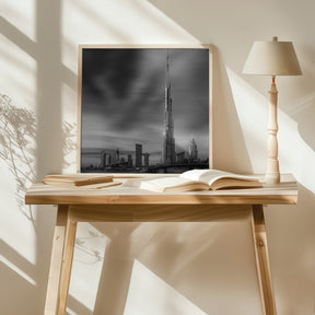 Dubai Downtown Cityscape, Dubai, UAE. Poster