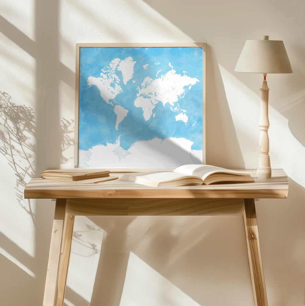 Naolin world map Poster