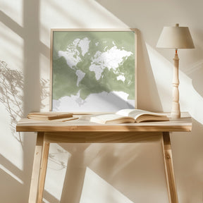 Pacheco world map Poster