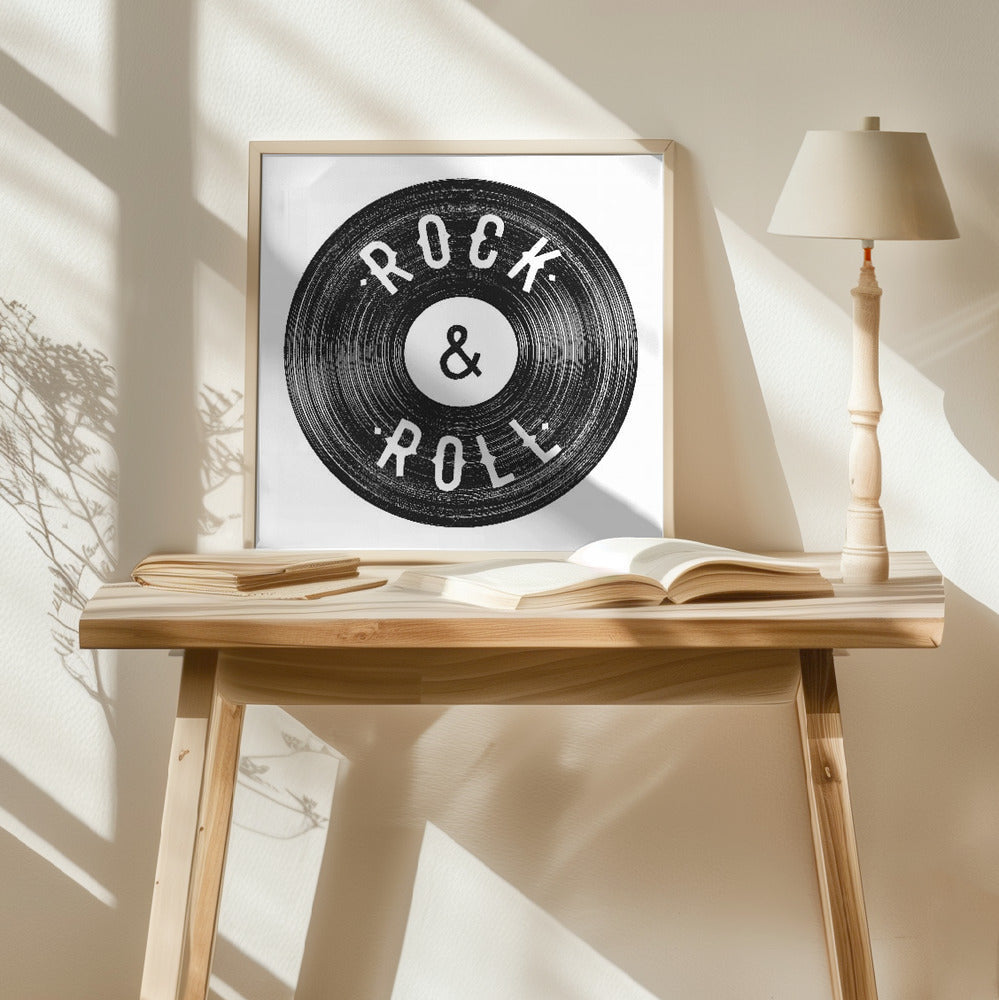 Rock Roll Print Poster