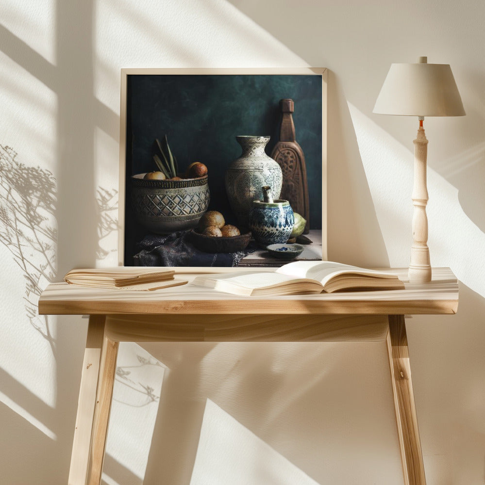 Moroccan Still Life No 1 Poster