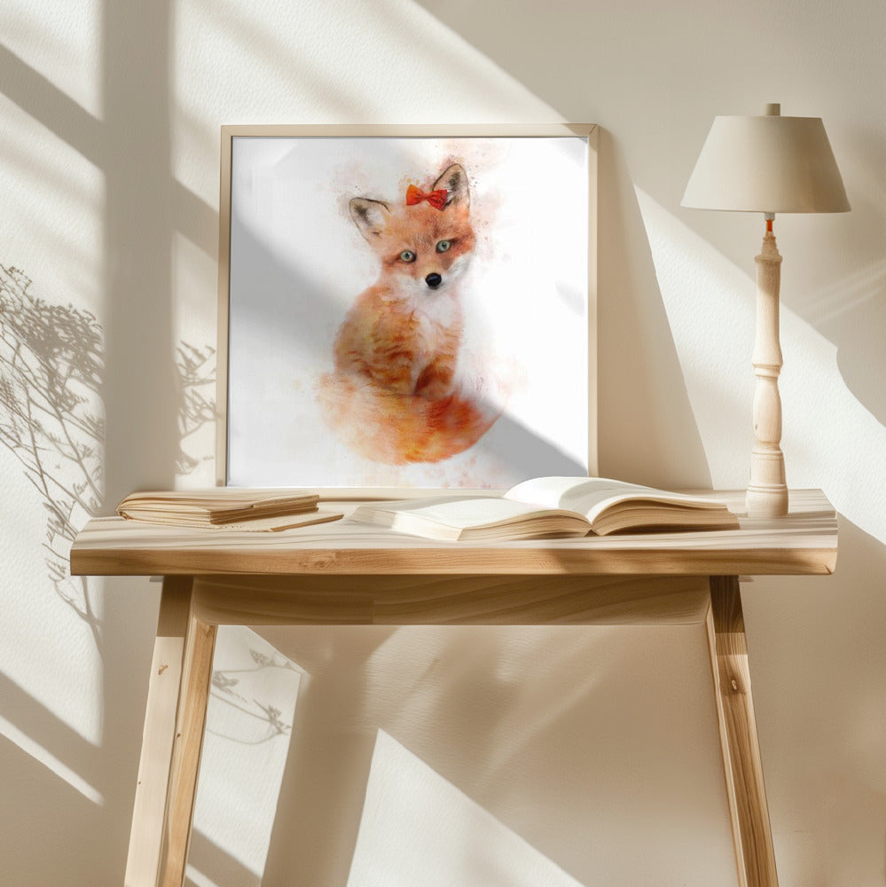 Baby Fox Poster