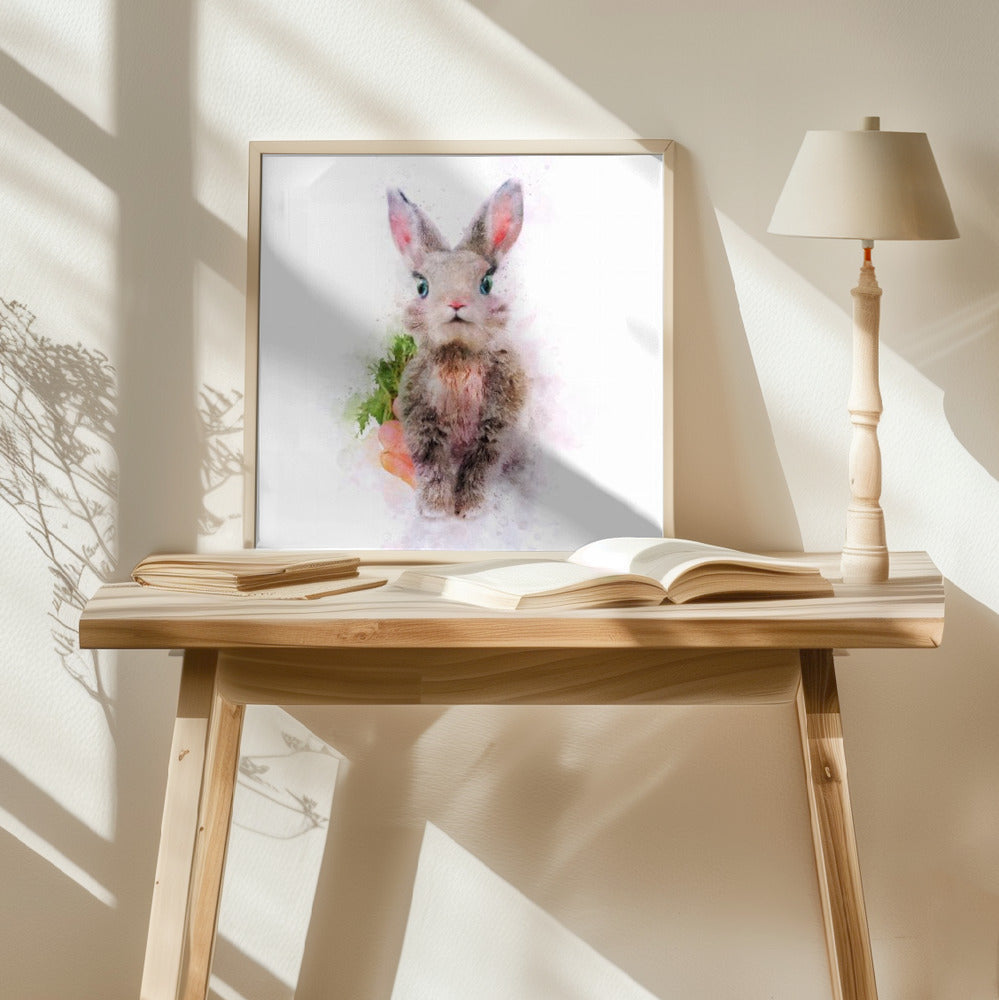 Baby Rabbit Poster