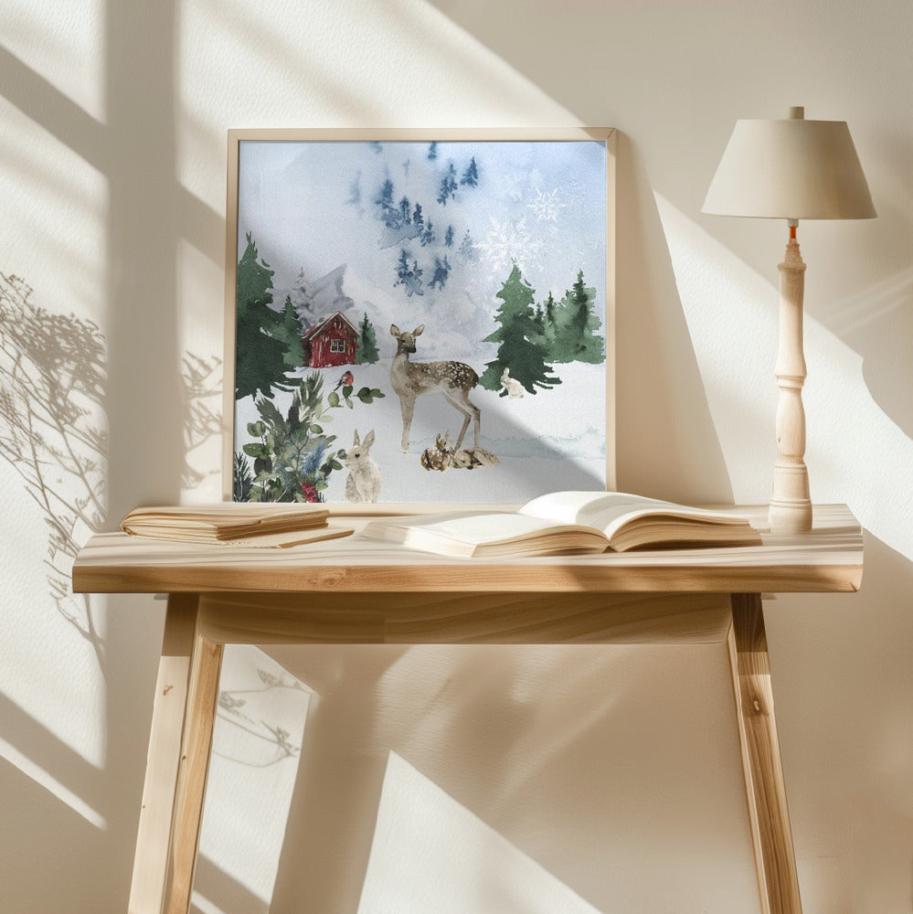 Christmas Morning Poster