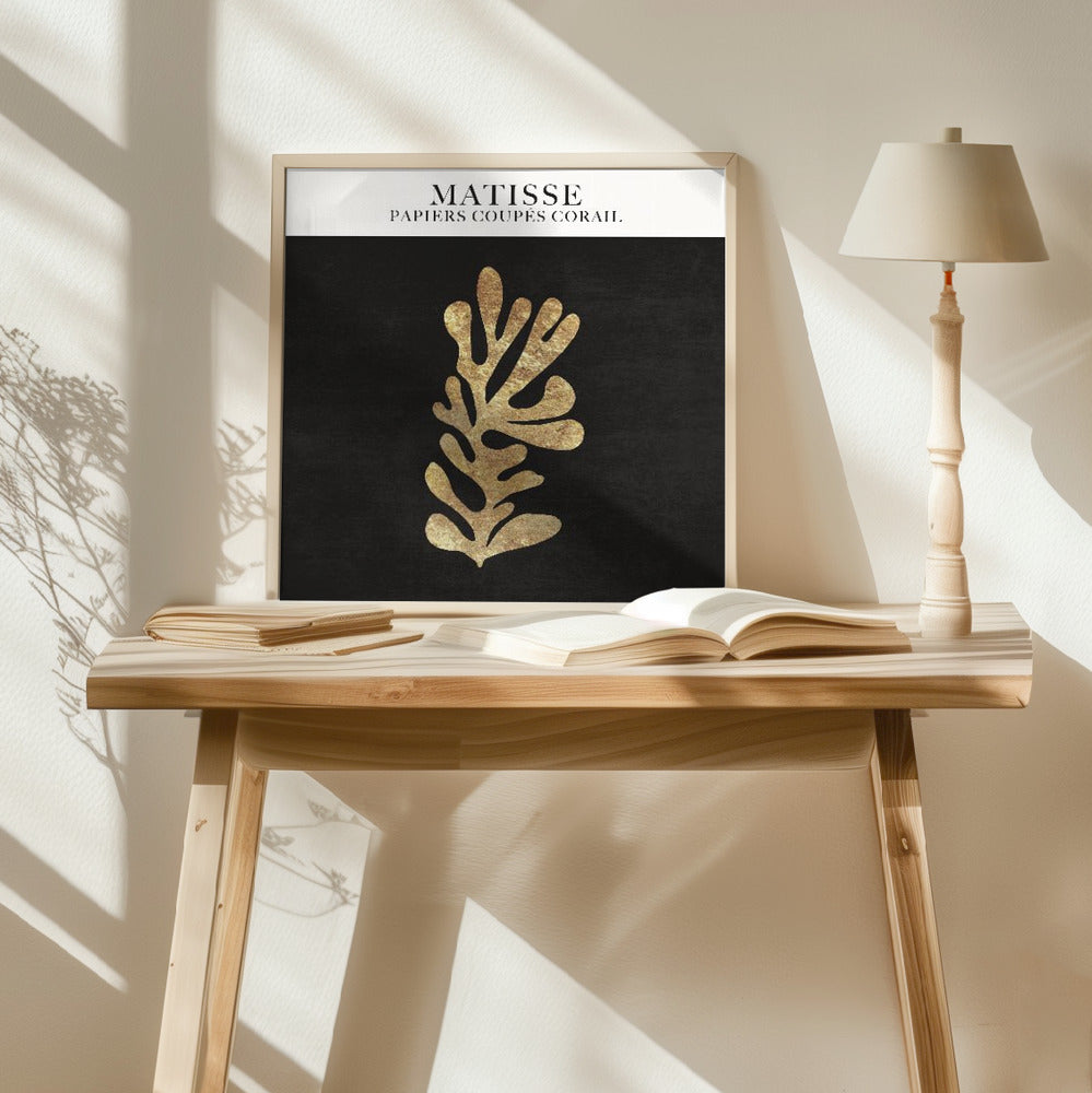 Papier Découpé Coral Poster