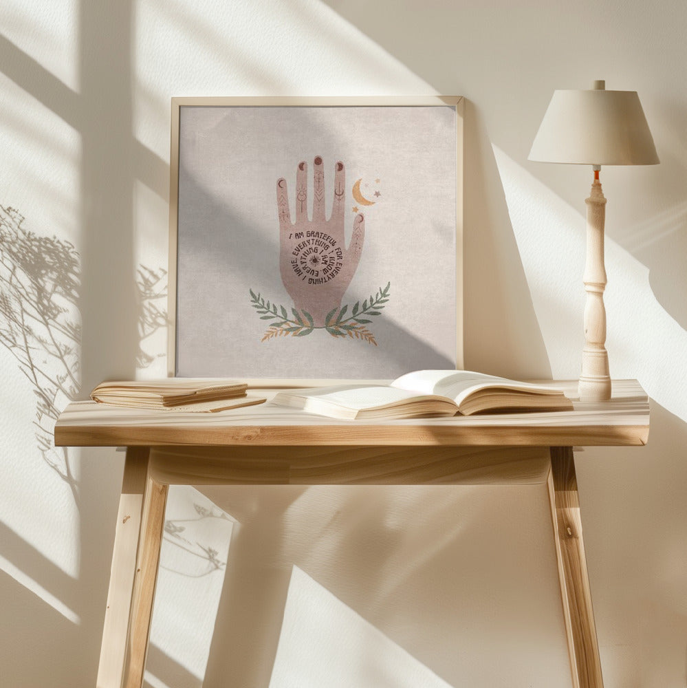 Hand Positive Poster