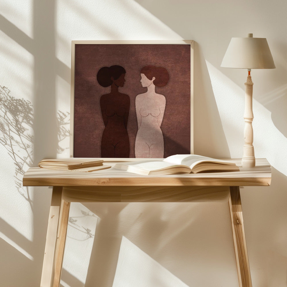 Absctract Terra Women Couples Poster