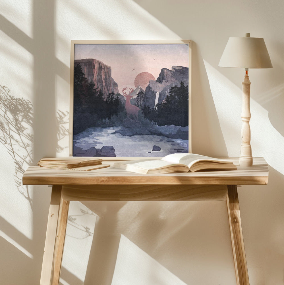 Sephia Yosemite Poster