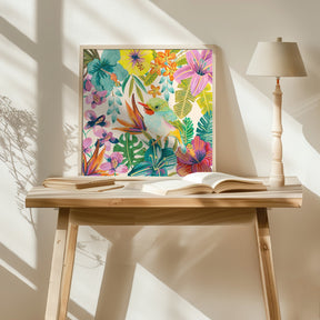 Tropical Bird Poster