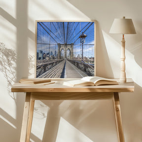 NEW YORK CITY Brooklyn Bridge Poster