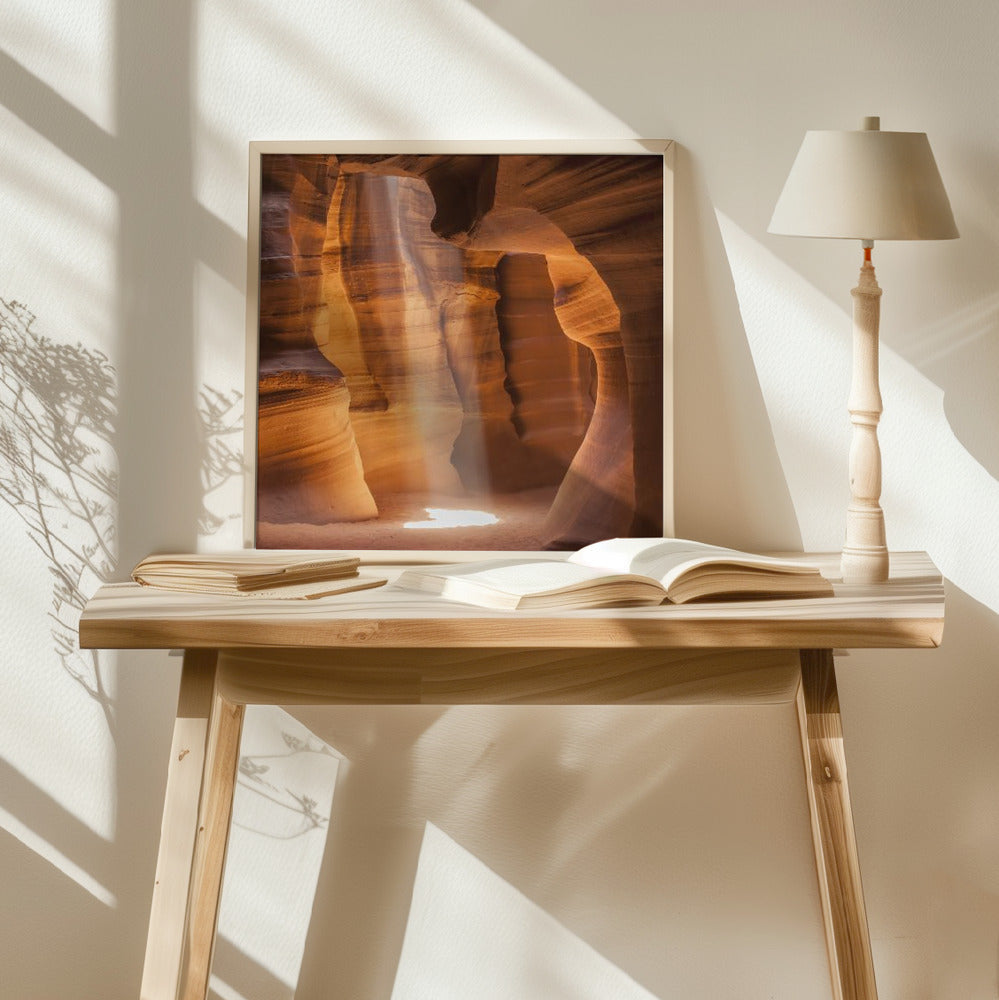 ANTELOPE CANYON Lightbeam Poster