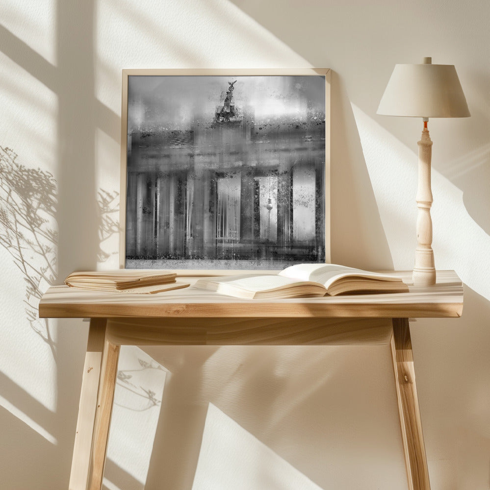 City Art BERLIN Brandenburg Gate Poster