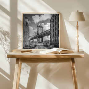 NYC Manhattan Bridge Poster