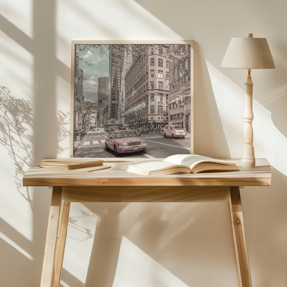 MANHATTAN 5th Avenue | urban vintage style Poster